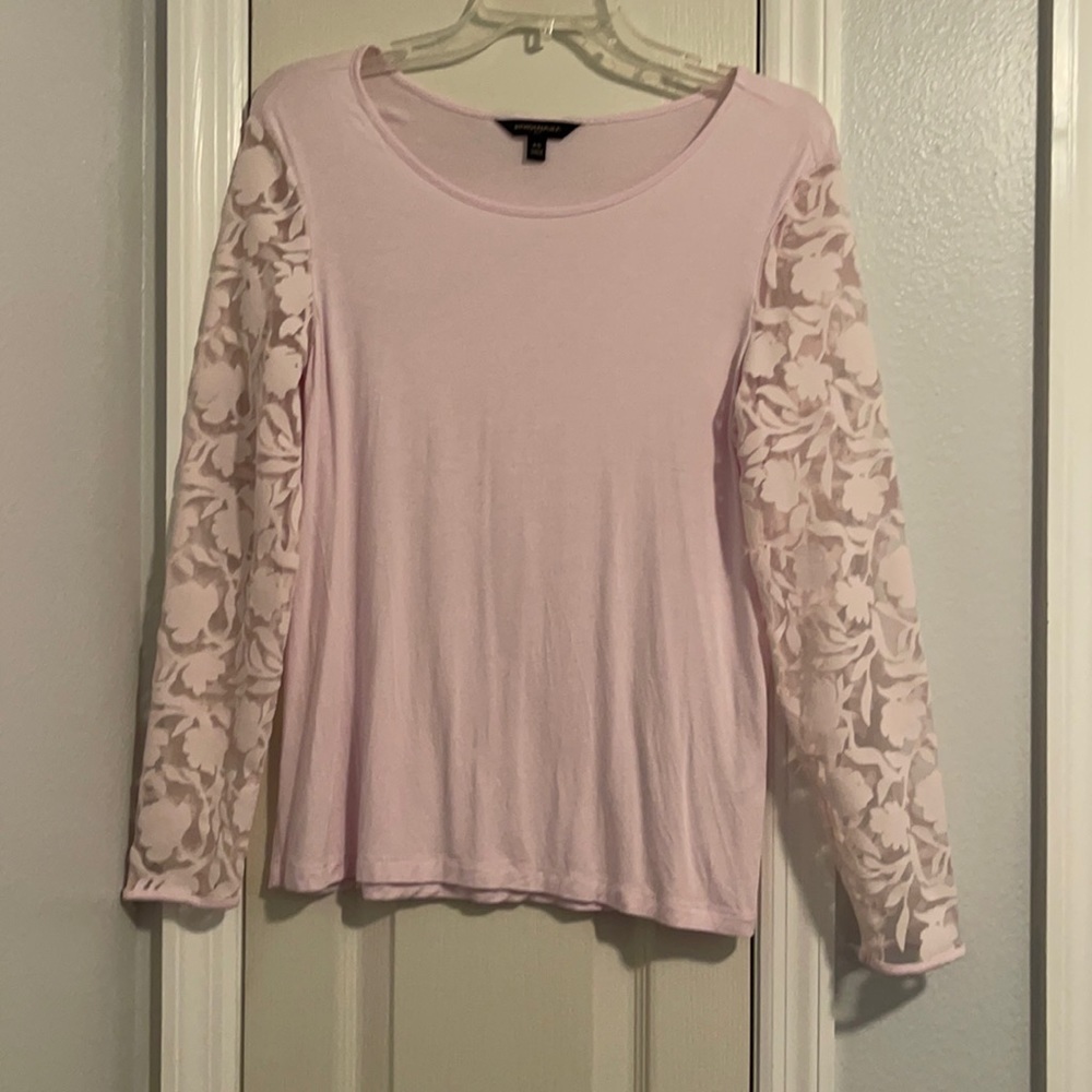 Banana Republic long sleeve pink blouse